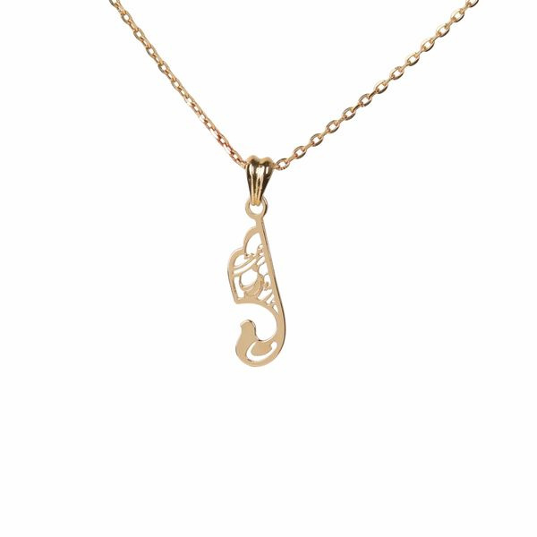 گردنبند طلا 18 عیار زنانه شمیم گلد گالری مدل پرنده عشق