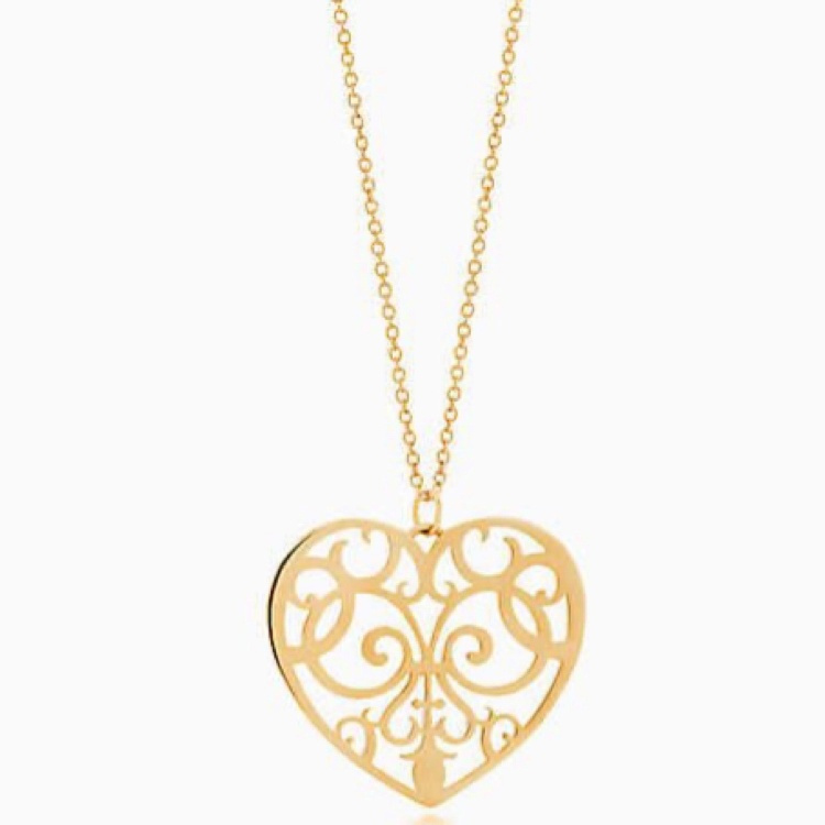 گردنبند طلا 18 عیار زنانه شمیم گلد گالری کد قلب فانتزی S-119