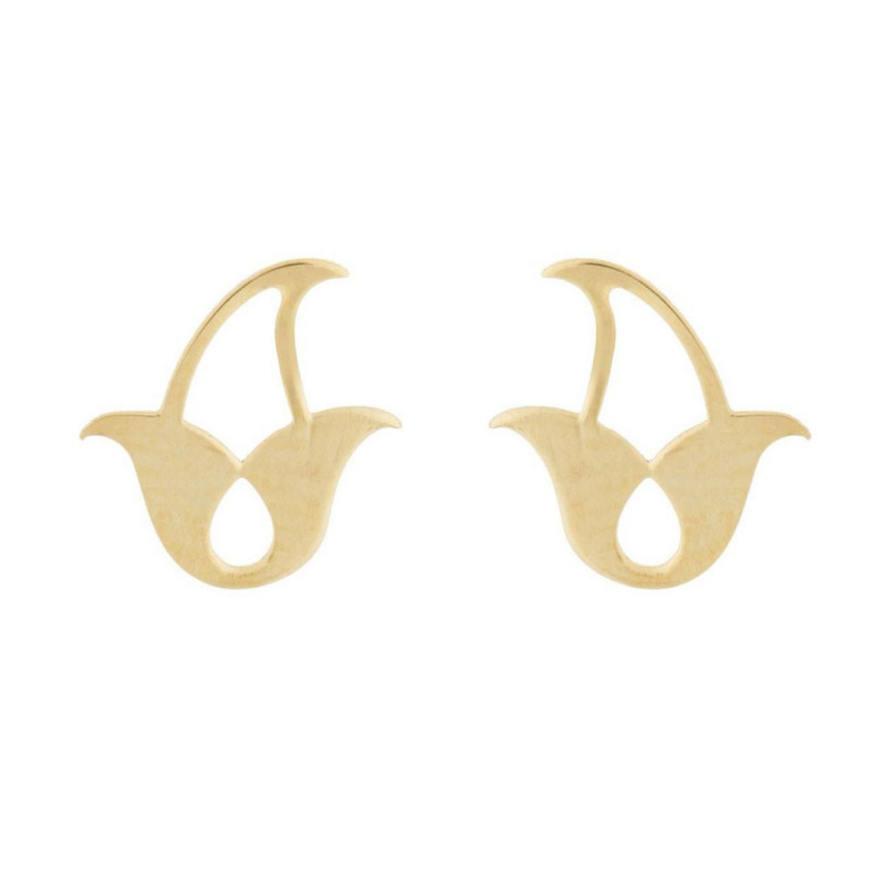 گوشواره طلا 18 عیار شمیم گلد گالری مدل EL75 گوشواره طلا 18 عیار شمیم گلد گالری مدل EL75