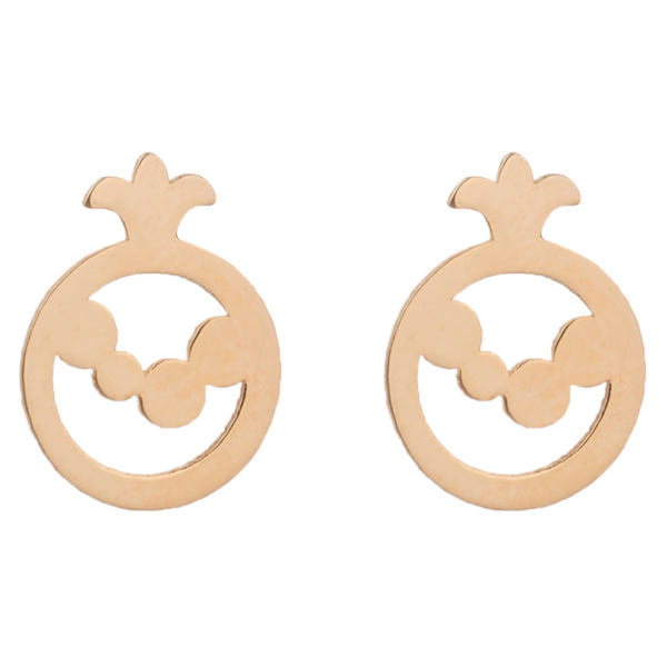 گوشواره طلا 18 عیار شمیم گلد گالری مدل De5014 گوشواره طلا 18 عیار شمیم گلد گالری مدل De5014