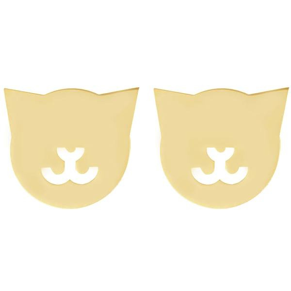 گوشواره طلا 18 عیار شمیم گلد گالری مدل GM26