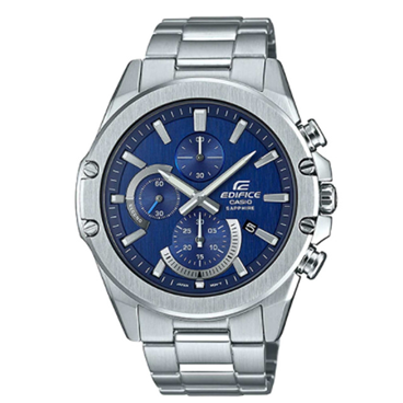 ساعت عقربه ای کاسیو مردانه مدل EFR-S567D-2A-نقره‌ای