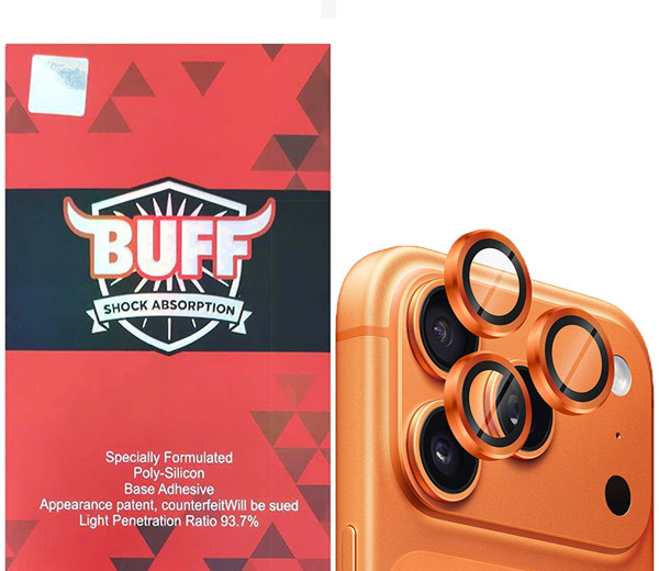 محافظ لنز دوربین بوف مدل HD-ColorLenz مناسب برای گوشی موبایل اپل iPhone 17 Pro Max / 17 Pro