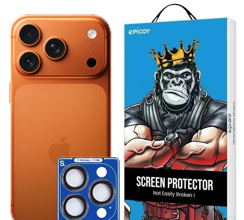 محافظ لنز دوربین اپیکوی مدل S Plus Lens مناسب برای گوشی موبایل اپل iPhone 17 Pro/17 Pro Max