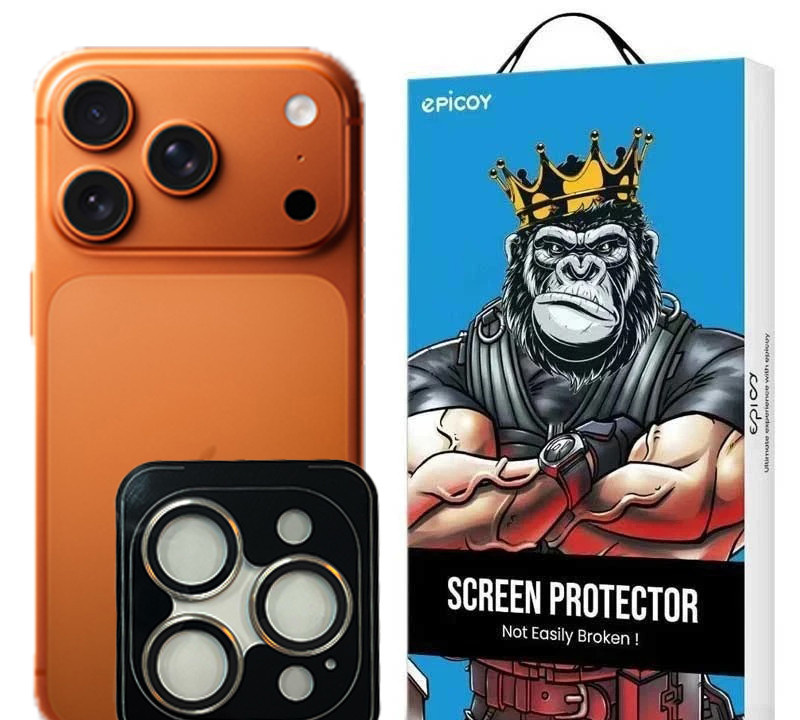 محافظ لنز دوربین اپیکوی مدل HD-ColorLenz مناسب برای گوشی موبایل اپل iPhone 17 Pro Max / 17 Pro