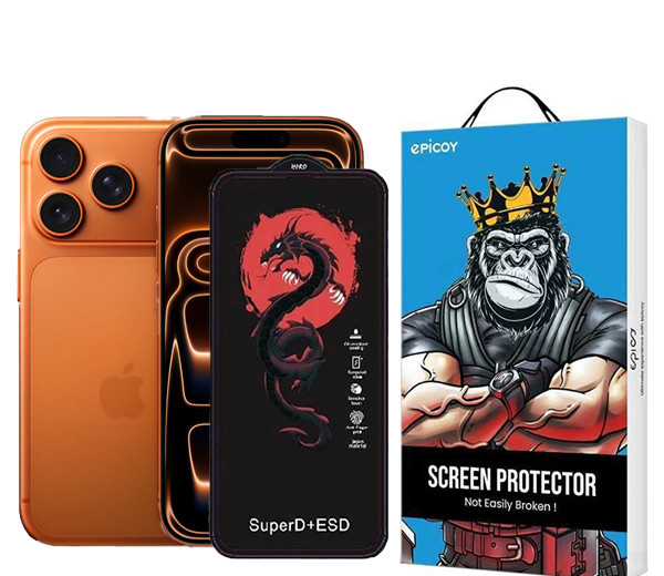 محافظ صفحه نمایش اپیکوی مدل Red Dragon ESD مناسب برای گوشی موبایل اپل iPhone 17 Pro Max