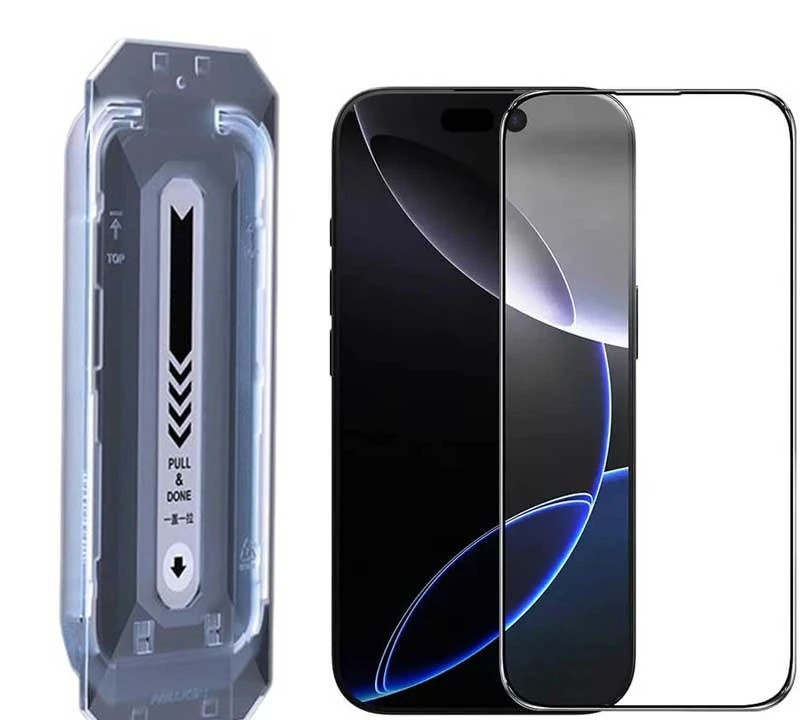 محافظ صفحه نمایش نیلکین مدل CP Plus Pro مناسب برای گوشی موبایل اپل iPhone 17 Pro max به همراه کیت نصب آسان