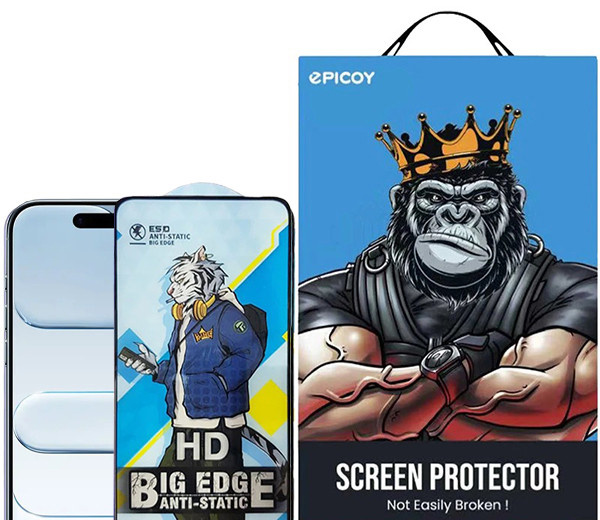 محافظ صفحه نمایش اپیکوی مدل Tiger-Big Edge مناسب برای گوشی موبایل اپل iPhone 17 Pro Max