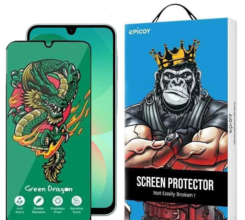 محافظ صفحه نمایش اپیکوی مدل Green Dragon ExplosionProof مناسب برای گوشی موبایل سامسونگ Galaxy A17/ A26 / A16