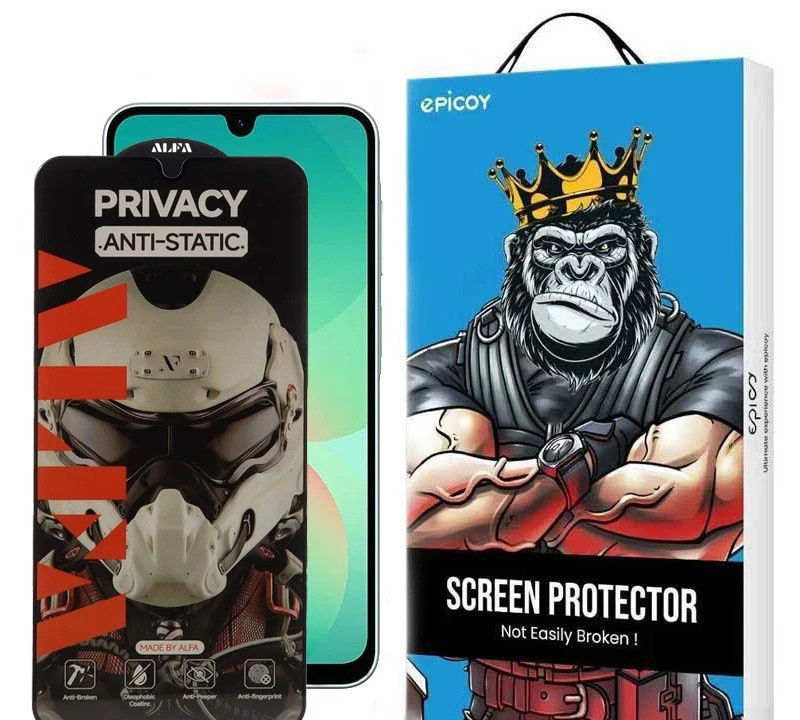 محافظ صفحه نمایش حریم شخصی اپیکوی مدل Alpha مناسب برای گوشی موبایل  سامسونگ Galaxy A17 / A26 /A16