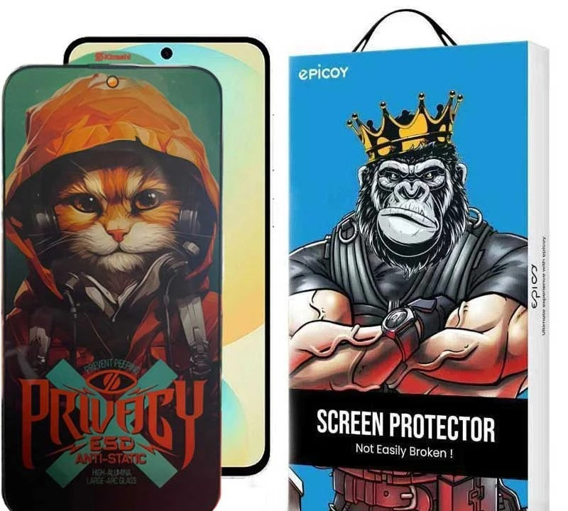 محافظ صفحه نمایش حریم شخصی اپیکوی مدل Hoodie Cat مناسب برای گوشی موبایل سامسونگ Galaxy S25 FE / A55/A35 محافظ صفحه نمایش حریم شخصی اپیکوی مدل Hoodie Cat مناسب برای گوشی موبایل سامسونگ Galaxy S25 FE / A55/A35