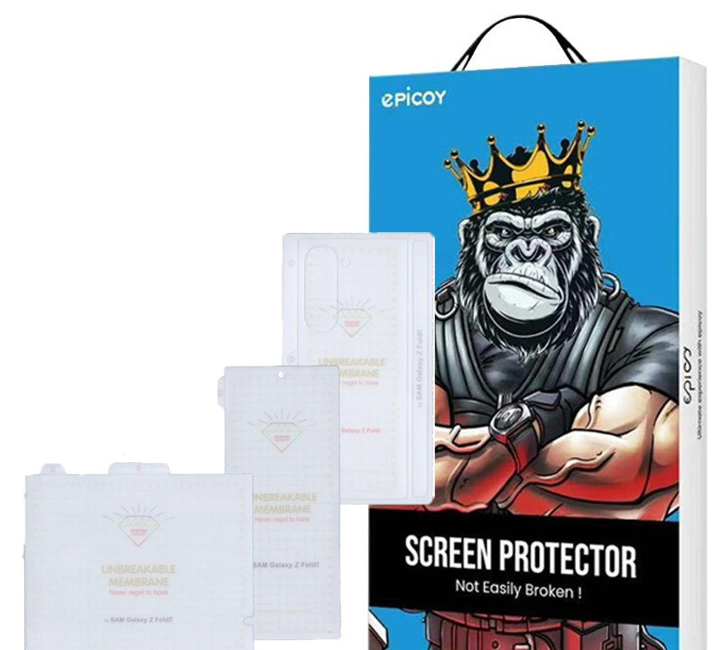 محافظ صفحه نمایش اپیکوی مدل Hydrogel مناسب برای گوشی موبایل سامسونگ Galaxy Z Fold 7 به همراه محافظ پشت گوشی