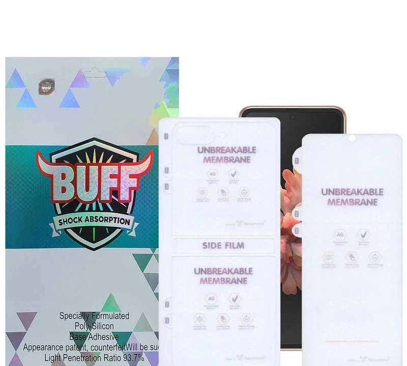 محافظ صفحه نمایش مات بوف مدل Hydrogel-Matte مناسب برای گوشی موبایل سامسونگ Galaxy Z Flip 7 به همراه محافظ پشت گوشی محافظ صفحه نمایش مات بوف مدل Hydrogel-Matte مناسب برای گوشی موبایل سامسونگ Galaxy Z Flip 7 به همراه محافظ پشت گوشی