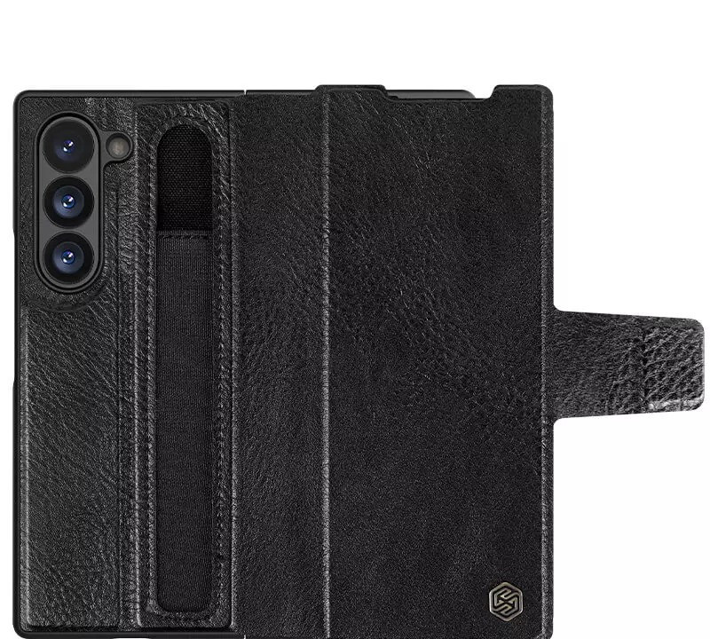 کاور نیلکین مدل Aoge Leather مناسب برای گوشی موبایل سامسونگ Galaxy Z Fold 7