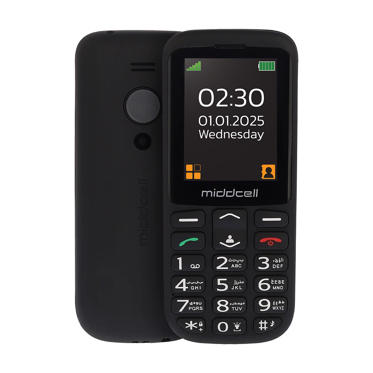 گوشی موبايل میدسل مدل M230 ظرفیت 32 مگابایت رم 32 مگابایت-مشکی گوشی موبايل میدسل مدل M230 ظرفیت 32 مگابایت رم 32 مگابایت-مشکی