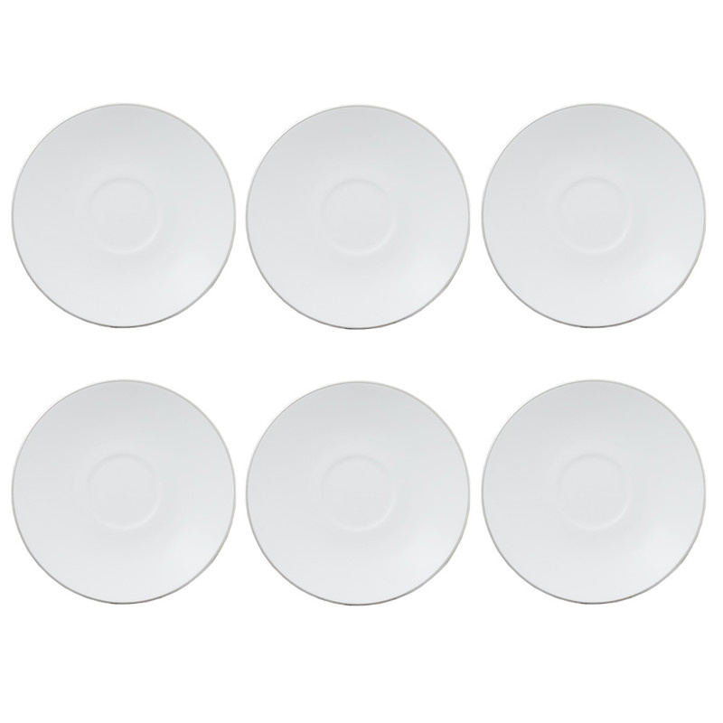 نعلبکی چینی زرین ایران مدل یاسمن بسته 6 عددی