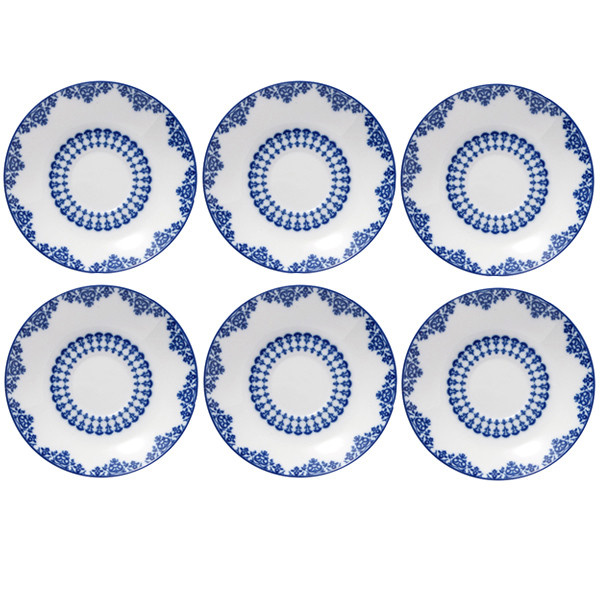 نعلبکی چینی زرین ایران مدل اوشن بسته 6 عددی