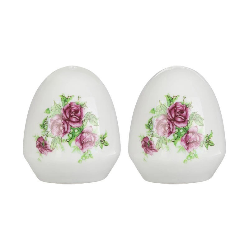 ست نمک پاش و فلفل پاش چینی زرین ایران مدل بیدگل درجه عالی