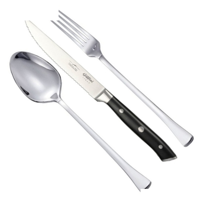 سرویس قاشق و چنگال 3 پارچه جی فی نی مدل 04