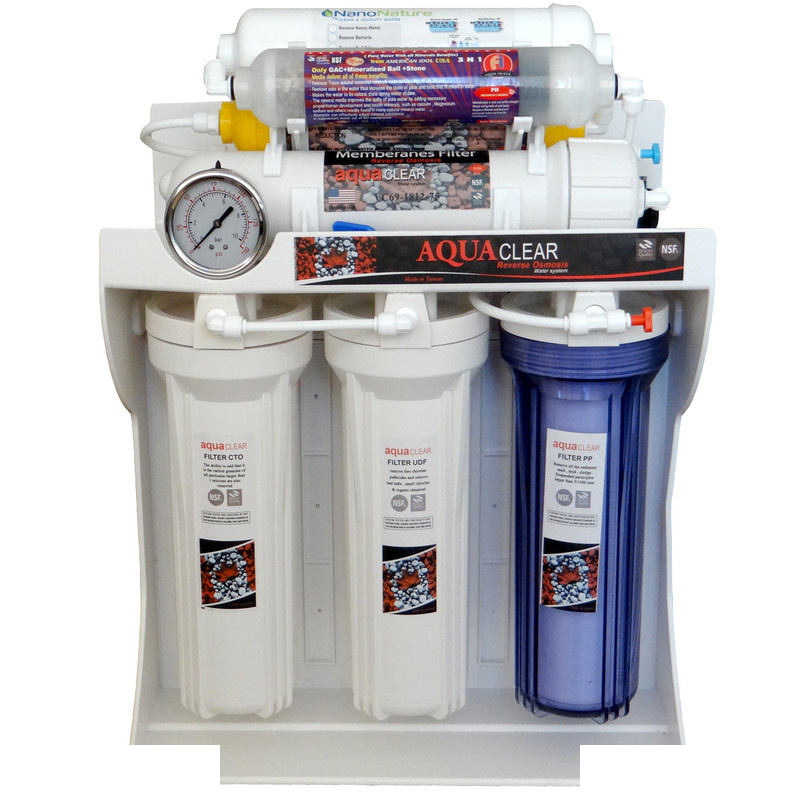 دستگاه تصفیه کننده آب خانگی آکوآ کلر مدل RO-NATURE-3340 دستگاه تصفیه کننده آب خانگی آکوآ کلر مدل RO-NATURE-3340