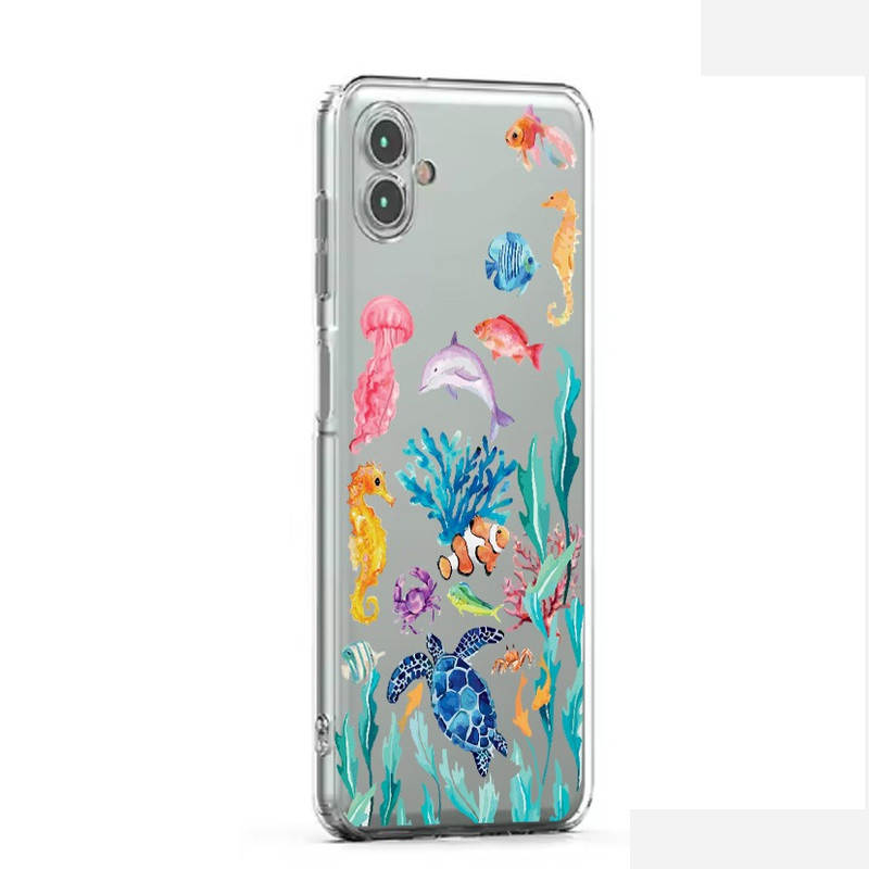 کاور طرح Ocean Blue  مناسب برای گوشی موبایل سامسونگ A06