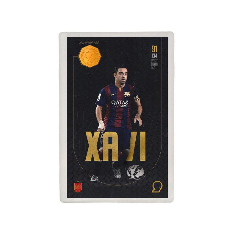 طلا گرمی 18 عیار مدوپد مدل XAVI طرح فوتبالی 2025 کد SO10123 طلا گرمی 18 عیار مدوپد مدل XAVI طرح فوتبالی 2025 کد SO10123