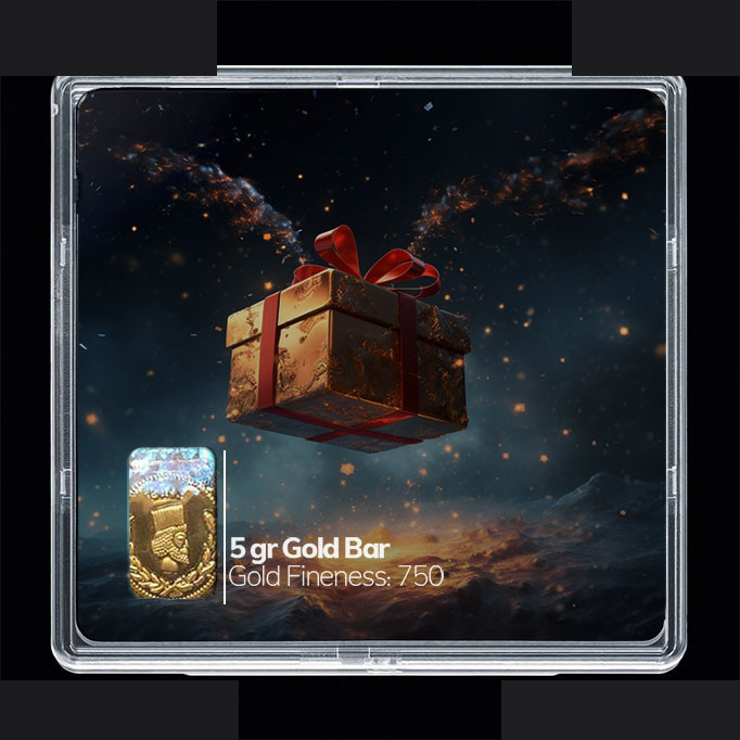 شمش طلا 18 عیار مدوپد مدل کادو کد SG10633