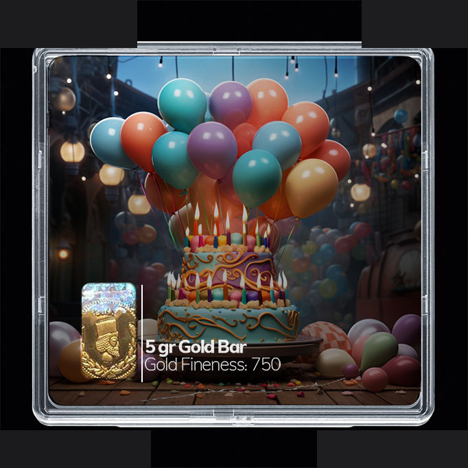 شمش طلا 18 عیار مدوپد مدل کیک تولد کد SG10634 شمش طلا 18 عیار مدوپد مدل کیک تولد کد SG10634