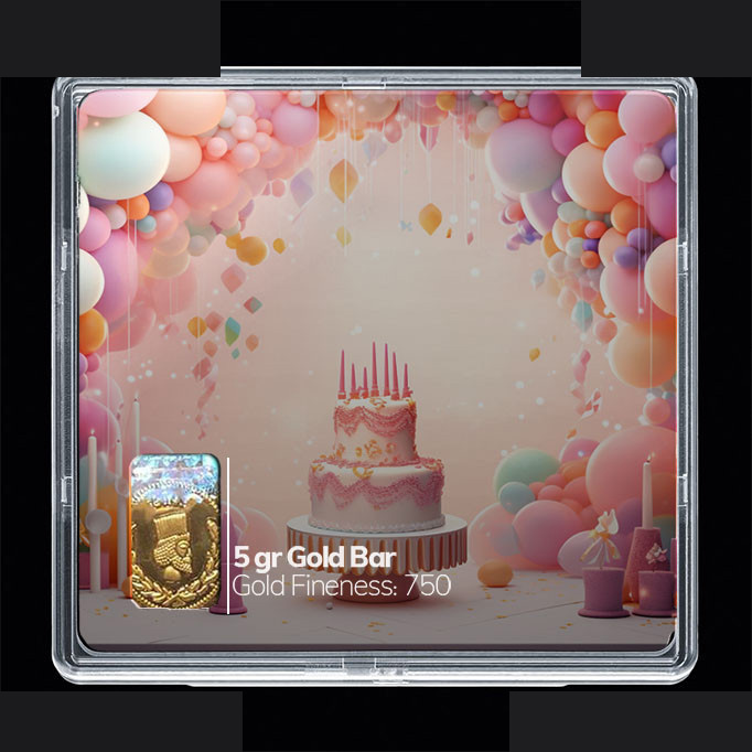 شمش طلا 18 عیار مدوپد مدل کیک تولد کد SG10638 شمش طلا 18 عیار مدوپد مدل کیک تولد کد SG10638