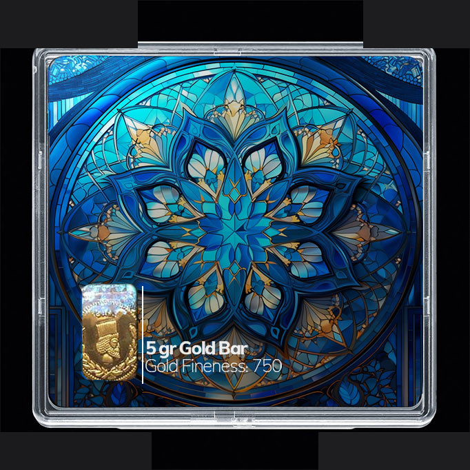 شمش طلا 18 عیار مدوپد مدل کاشی کد SG10755 شمش طلا 18 عیار مدوپد مدل کاشی کد SG10755