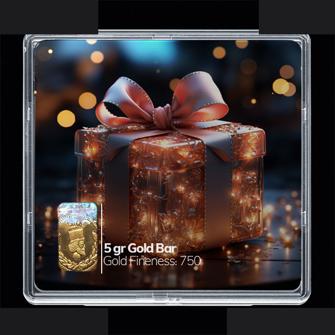 شمش طلا 18 عیار مدوپد مدل کادو کد SG10778