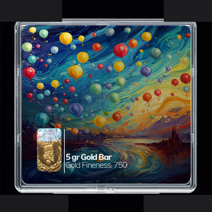 شمش طلا 18 عیار مدوپد مدل کارتونی کد SG10832