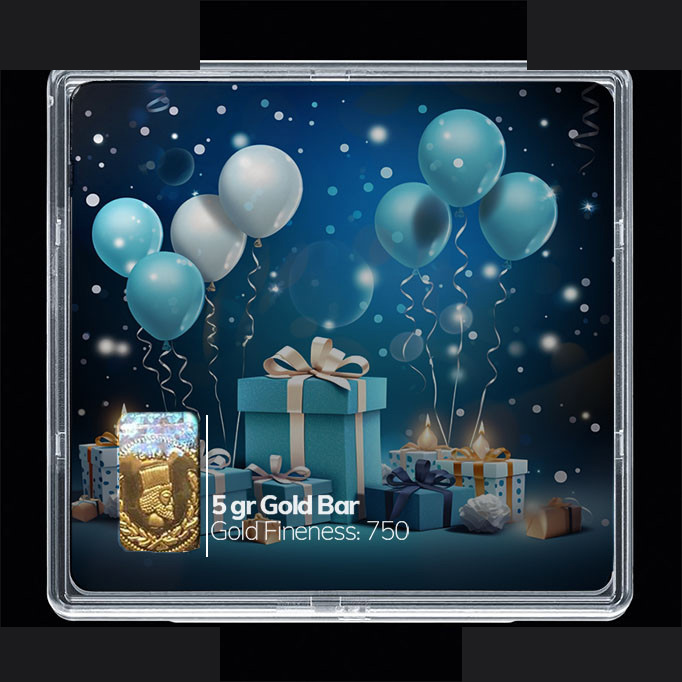 شمش طلا 18 عیار مدوپد مدل کادو کد SG10856