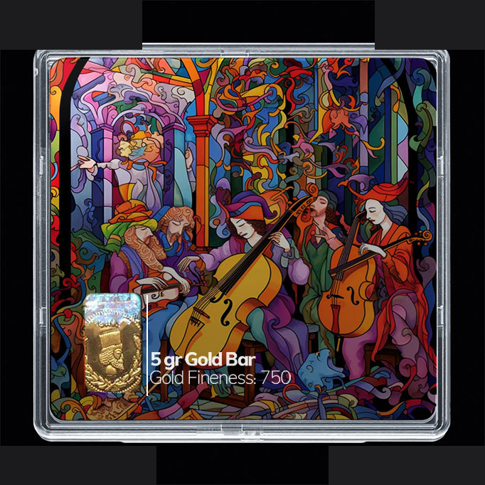 شمش طلا 18 عیار مدوپد مدل ویولن کد SG10866 شمش طلا 18 عیار مدوپد مدل ویولن کد SG10866