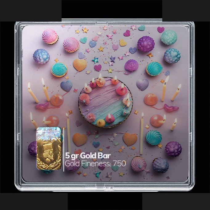 شمش طلا 18 عیار مدوپد مدل شمع کد SG10885