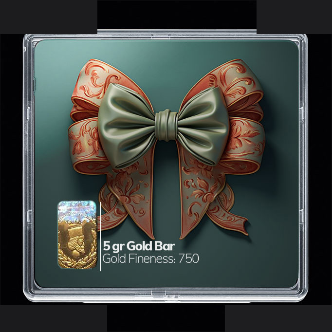 شمش طلا 18 عیار مدوپد مدل روبان کد SG10886