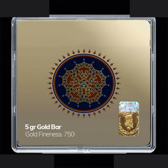 شمش طلا 18 عیار مدوپد مدل مذهبی کد SG11154 شمش طلا 18 عیار مدوپد مدل مذهبی کد SG11154