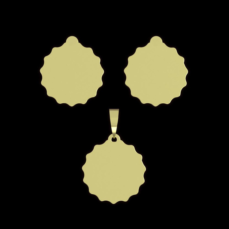 نیم ست طلا 18 عیار زنانه مدوپد مدل ستاره کد NA15625 نیم ست طلا 18 عیار زنانه مدوپد مدل ستاره کد NA15625