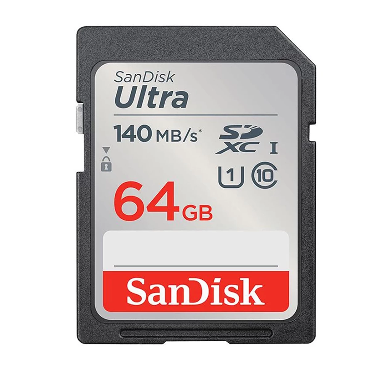 کارت حافظه SDXC سن دیسک مدل Ultra کلاس 10 استاندارد UHS-I U1 سرعت 140MB/s ظرفیت 64 گیگابایت-مشکی کارت حافظه SDXC سن دیسک مدل Ultra کلاس 10 استاندارد UHS-I U1 سرعت 140MB/s ظرفیت 64 گیگابایت-مشکی