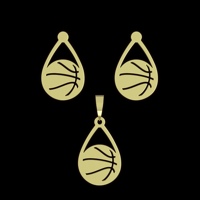 نیم ست طلا 18 عیار زنانه مدوپد مدل بسکتبال کد NA11261 نیم ست طلا 18 عیار زنانه مدوپد مدل بسکتبال کد NA11261