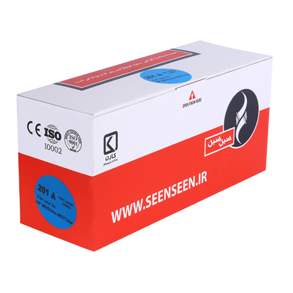 کارتریج سین سین طرح HP 201A آبی-آبی