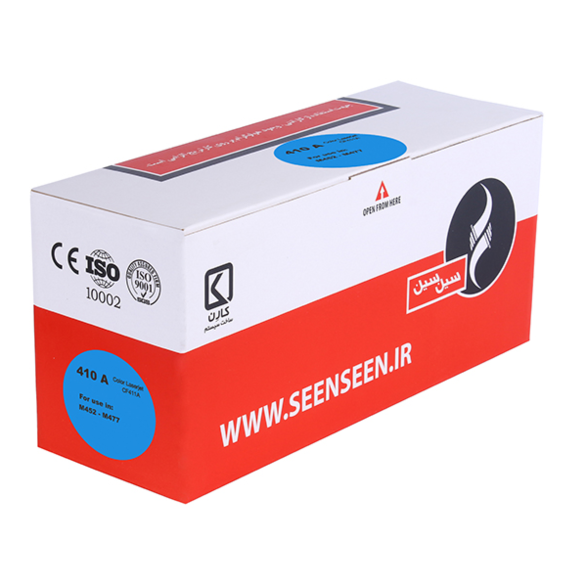 کارتریج سین سین طرح HP 410A آبی-آبی