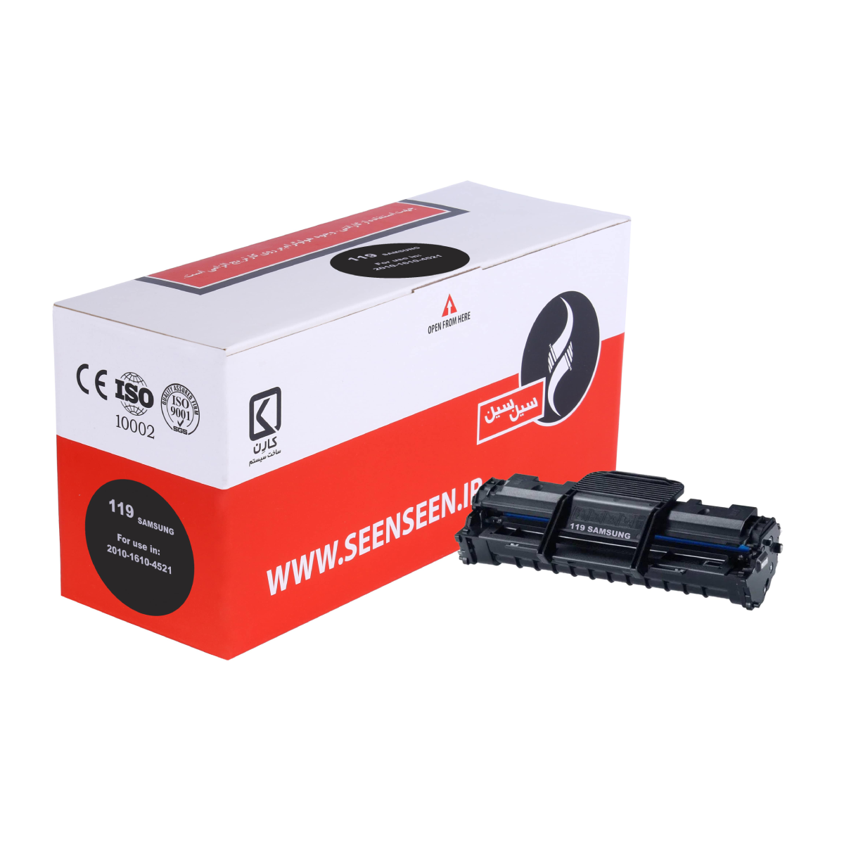 کارتریج سین سین طرح سامسونگ 119s مشکی