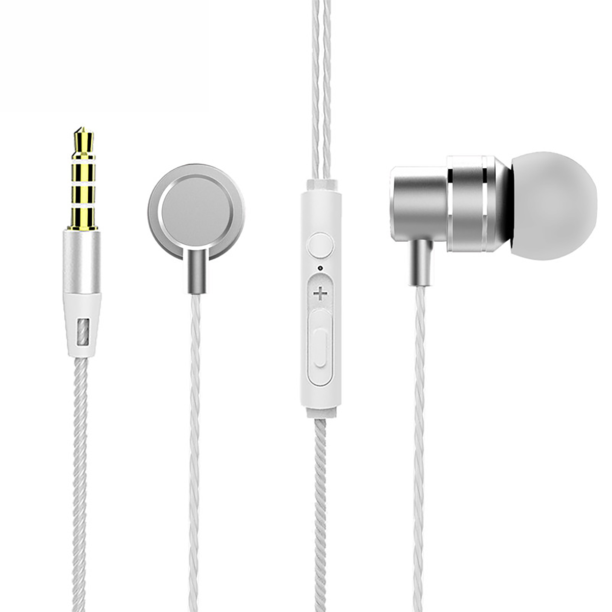 هندزفری سیمی ایفورج مدل MA-103-نقره‌ای