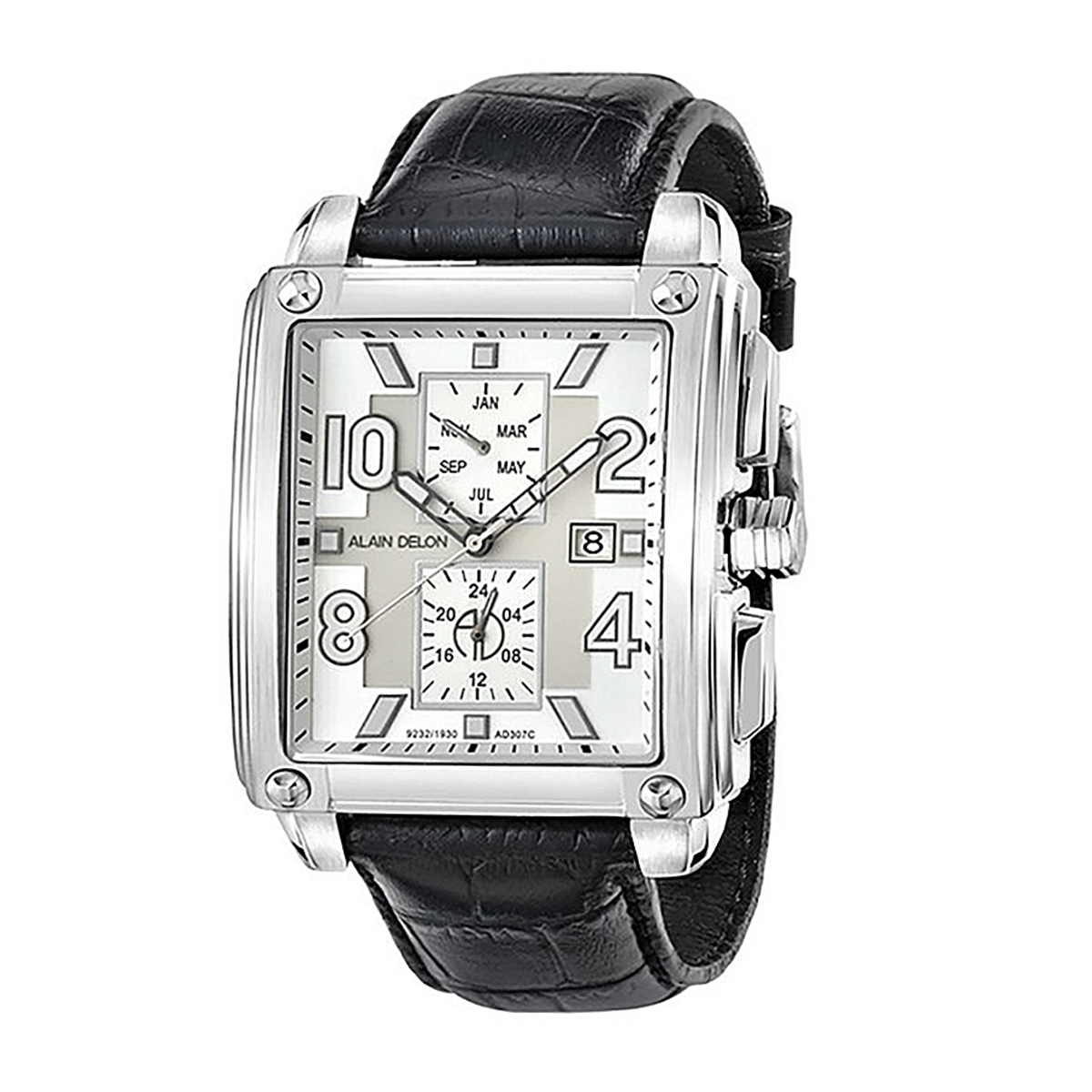 ساعت عقربه ای آلن دلون مردانه AD307-1315-نقره‌ای
