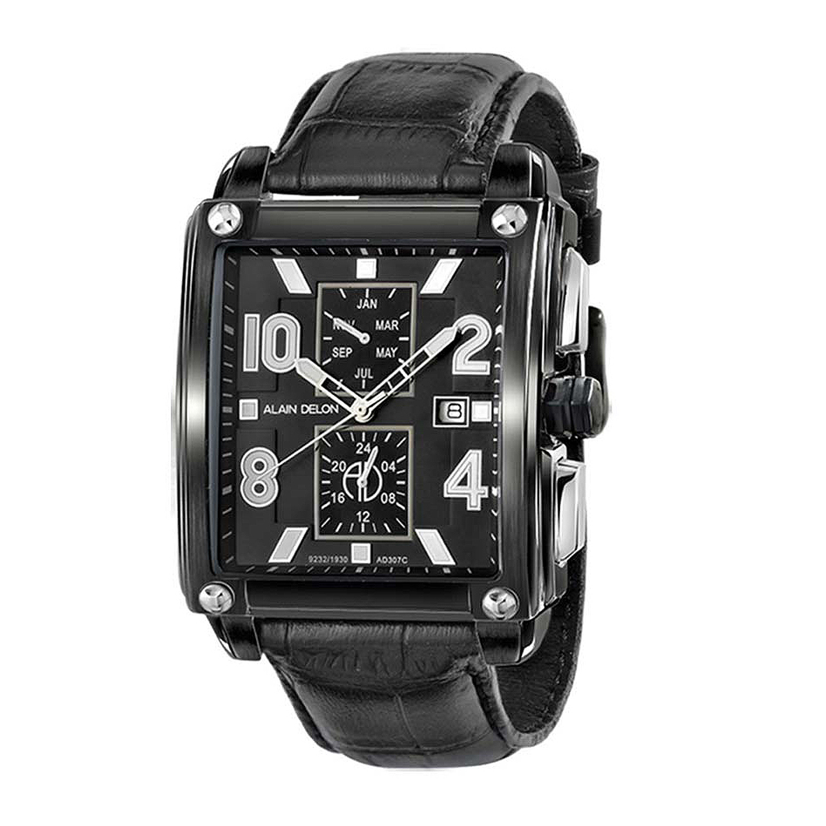 ساعت عقربه ای آلن دلون مردانه AD307-1735C-مشکی