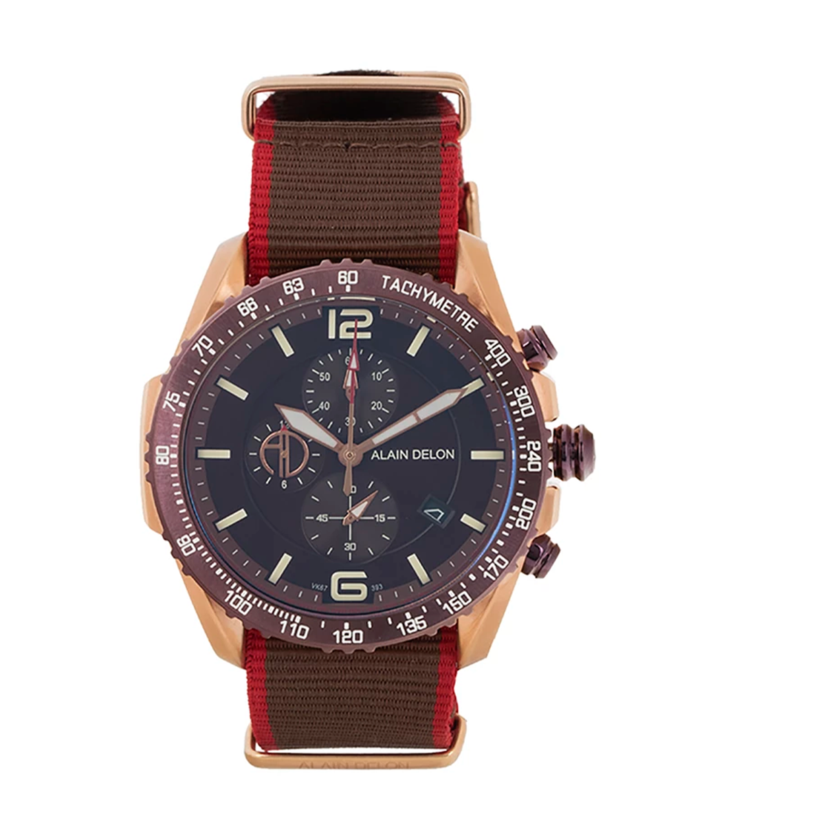 ساعت عقربه ای آلن دلون مردانه مدل AD393-1535-طلایی