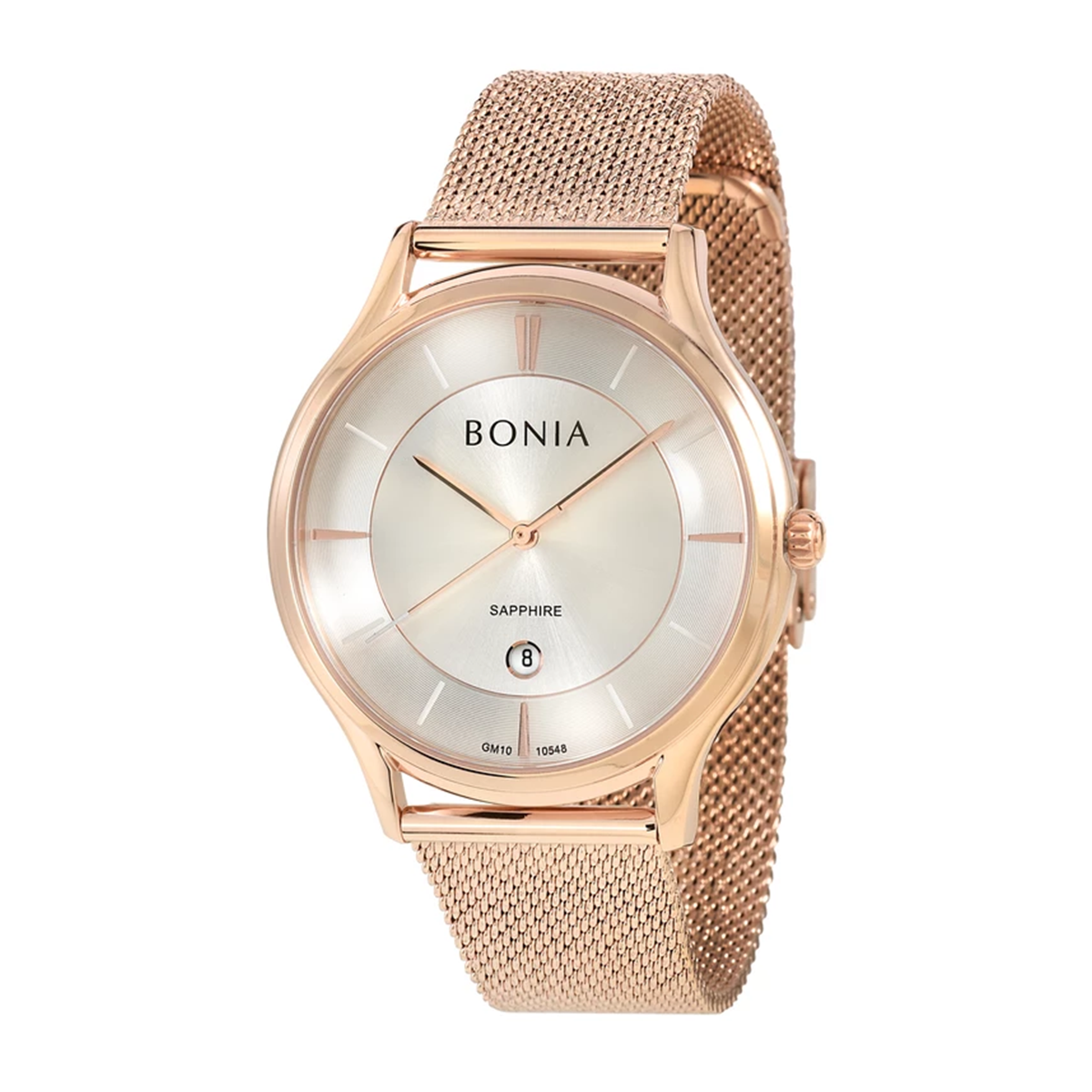 ساعت عقربه ای بونیا مردانه BNB10548-1512-طلایی