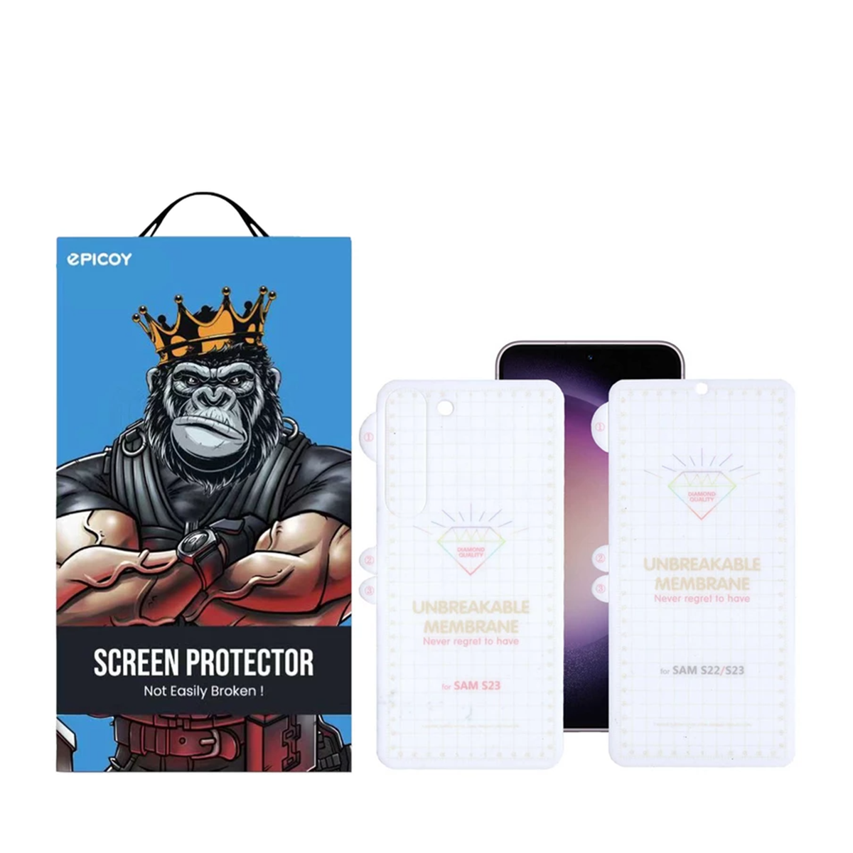 گلس گوشی سامسونگ Galaxy S23 اپیکوی مدل Hydrogel گلس گوشی سامسونگ Galaxy S23 اپیکوی مدل Hydrogel