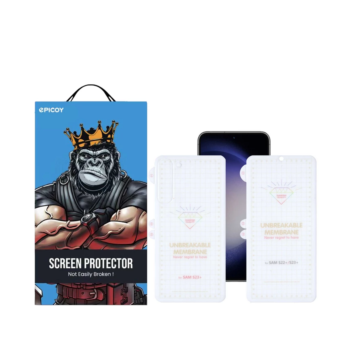 گلس گوشی سامسونگ Galaxy S23 Ultra اپیکوی مدل Hydrogel-Matte 